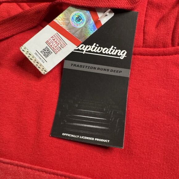 Nebraska Cornhuskers Fleece Hoodie Men’s  XXL Red Logo Spellout Captivating New - Picture 5 of 11